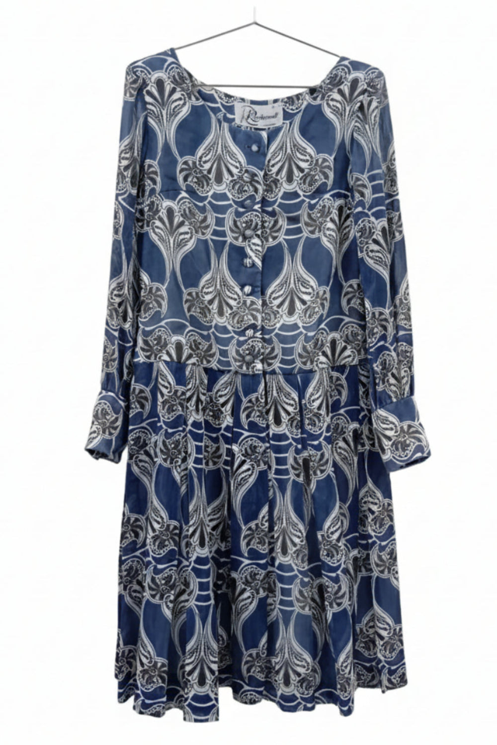 80's Rembrandt art nouveau patterned Dress