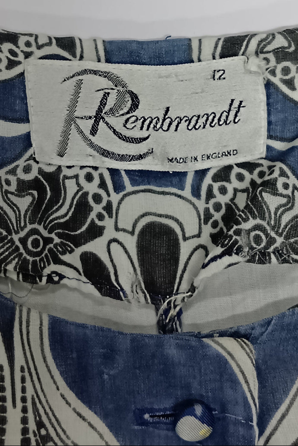 80's Rembrandt art nouveau patterned Dress