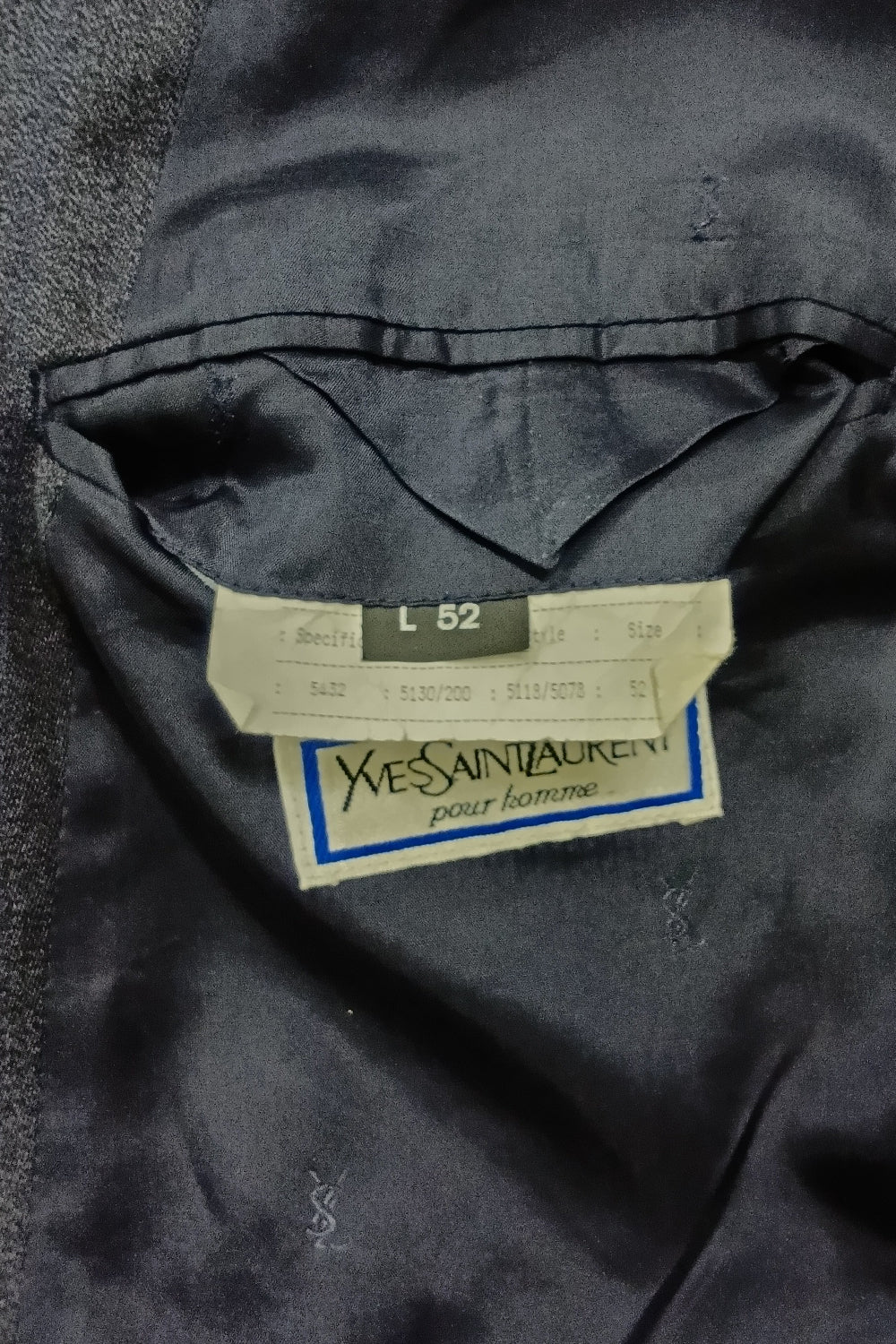 Yves Saint Laurent Vintage Pinstripe Double-Breasted Jacket