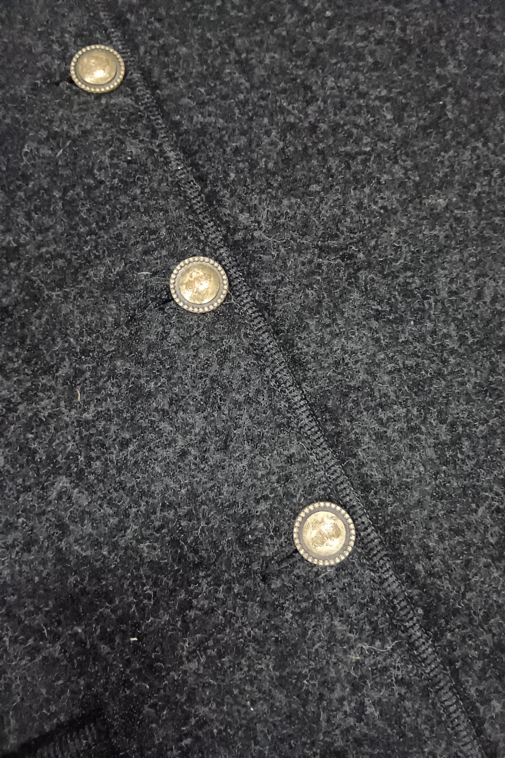 70s Austrian Tyrolean Wool Vest - Litza