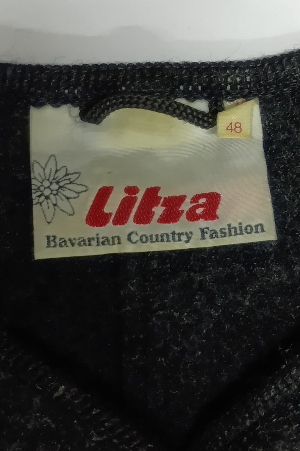 70s Austrian Tyrolean Wool Vest - Litza