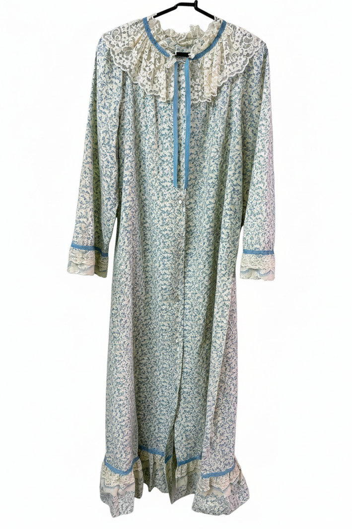 70's Night Gown St.Michael UK | Vintage Lace Dress
