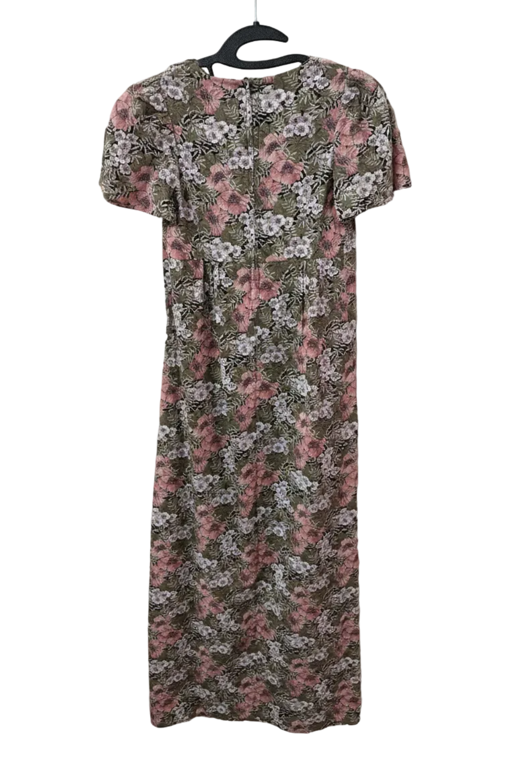 70's Dorothy Perkins Maxi Dress with Babushka Scarf | UK Botanical Print