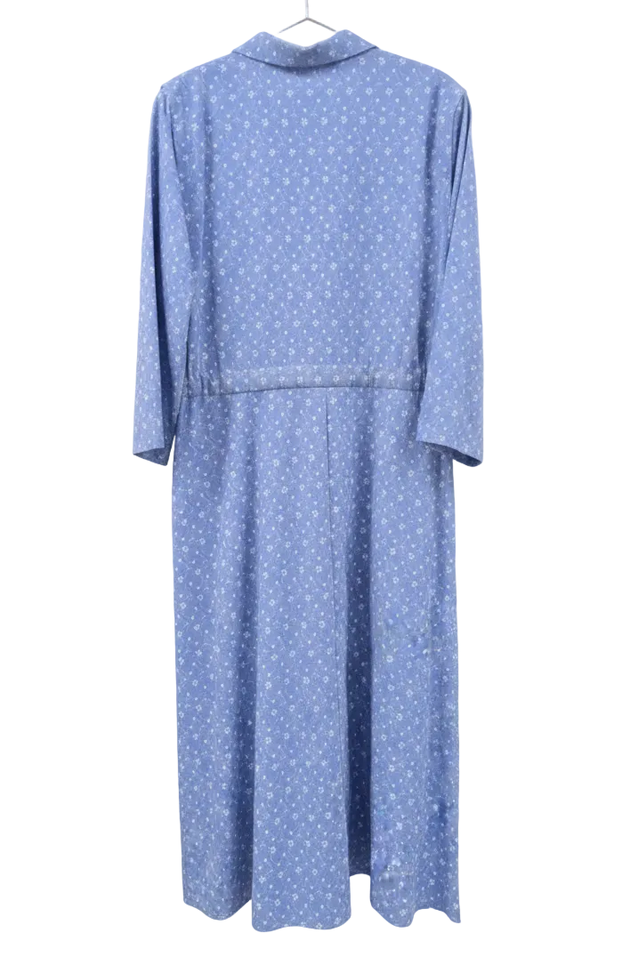 90's Yessica Dress C&A Vintage | Light Blue Tailored Floral Dress