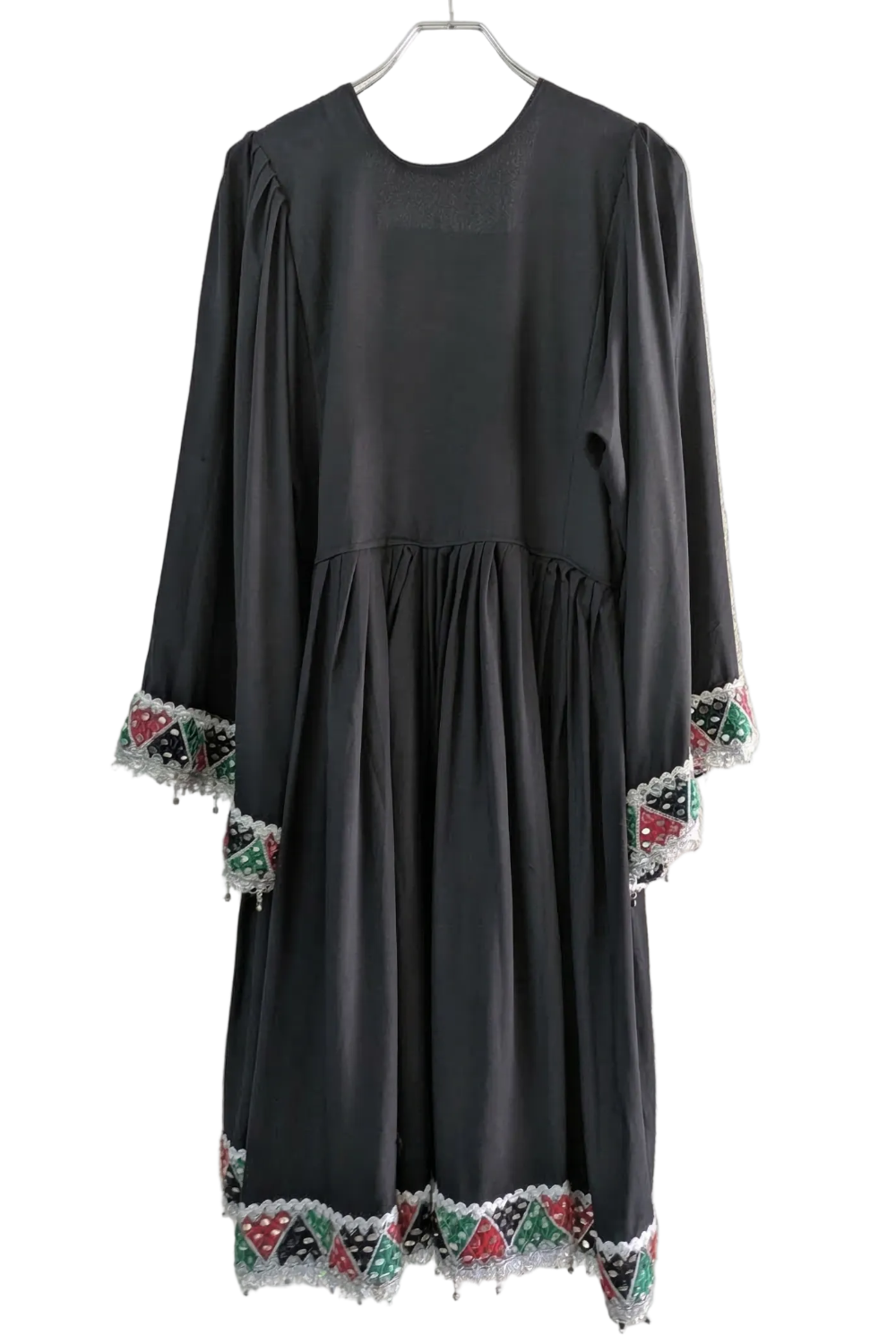 70's Afghan Style Mirror Work Dress