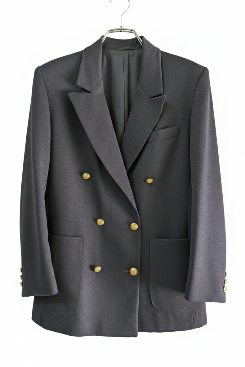 70's St Michael's Double Breasted Jacket UK | Wool Regiment Button Blazer