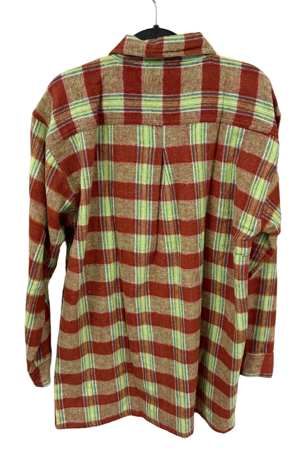 Deadstock Flannel Check Shirt NEW INDIA'S | Vintage Men's Shirt