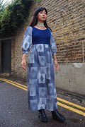 70's Maxi Dress Richard Shops UK Rare | Kaleidoscope Pattern Dress
