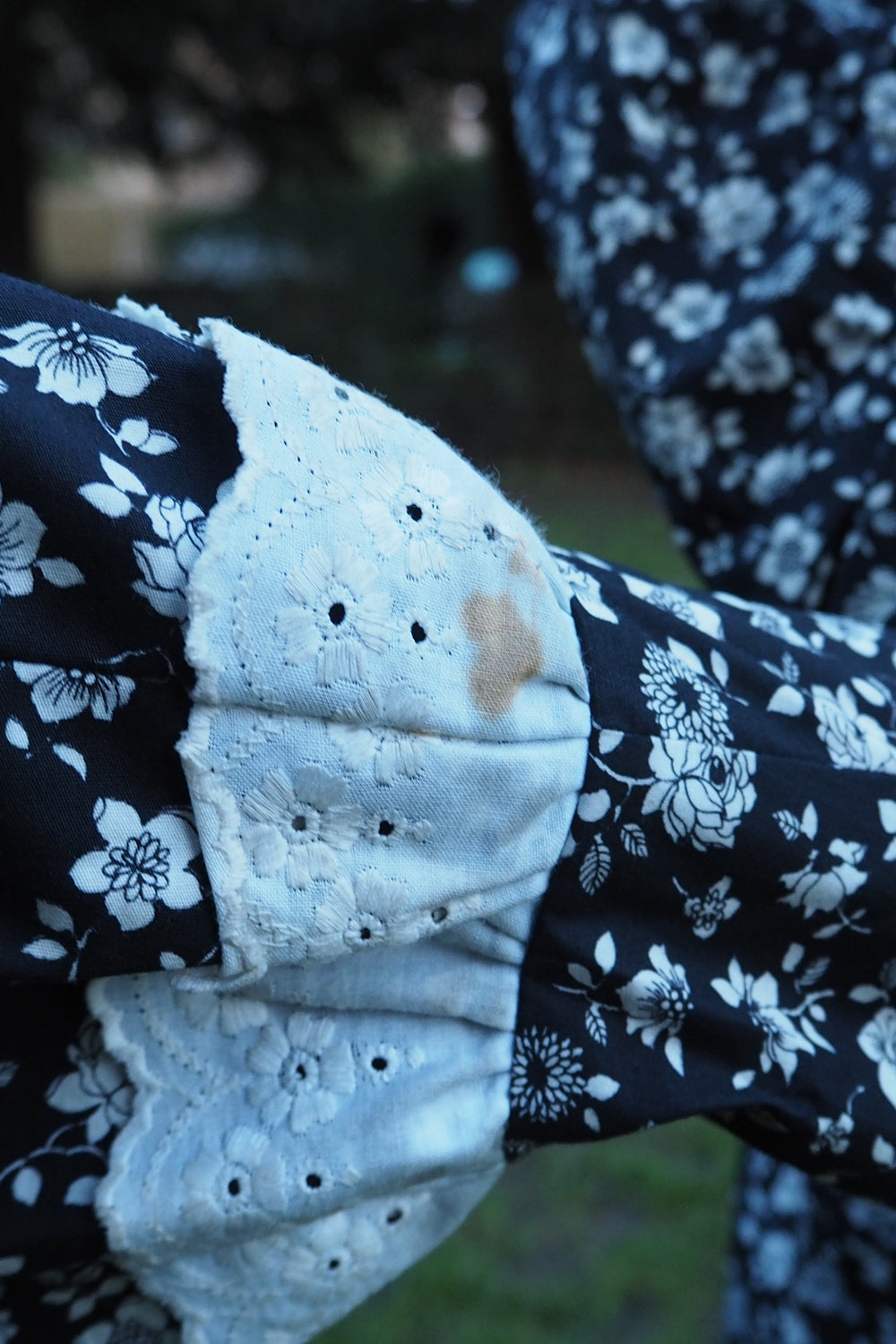 QUAD Floral Maxi Dress Made in England 60s