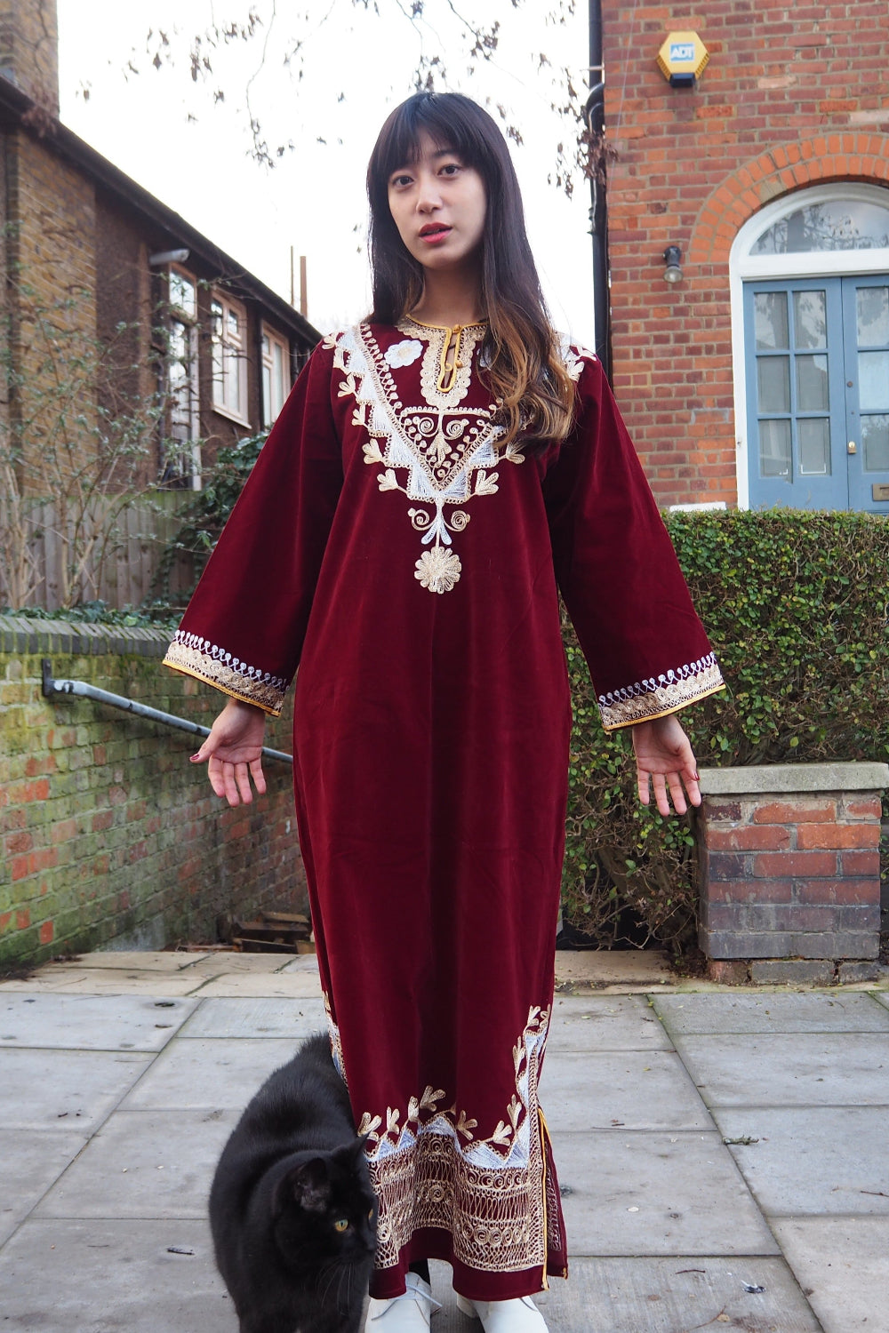 70s Moroccan style vintage dress