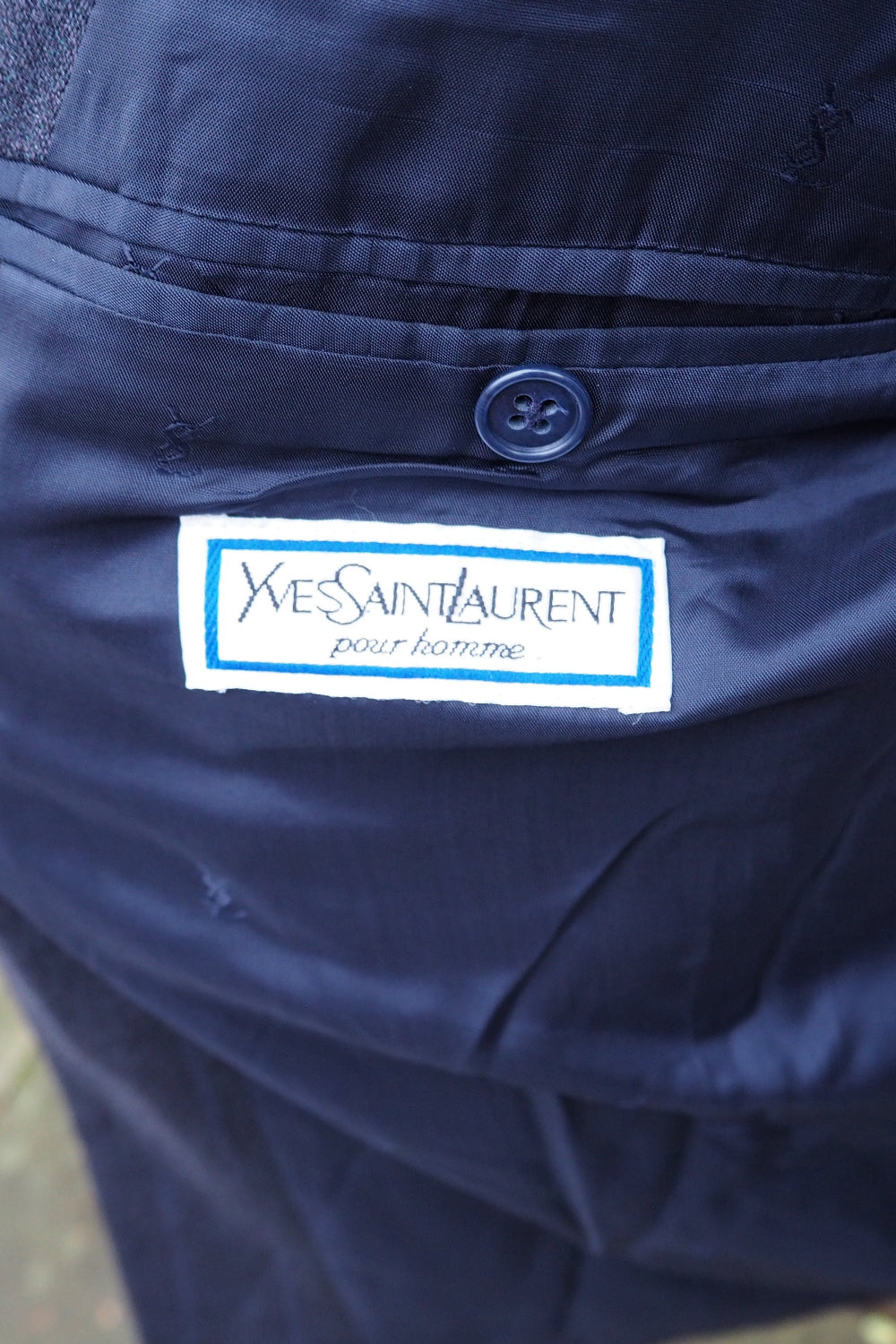 Yves Saint Laurent Vintage Pinstripe Double-Breasted Jacket