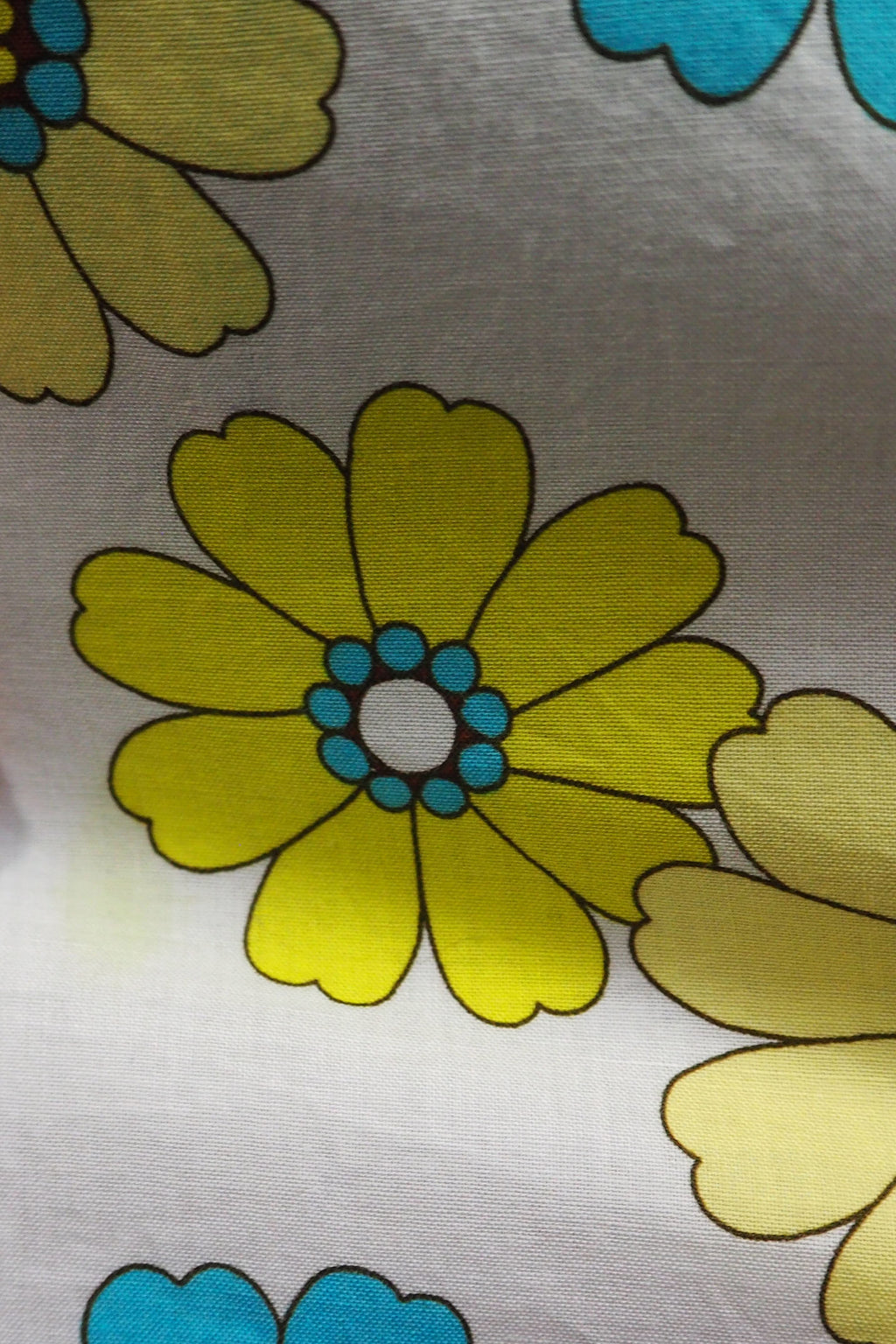 60's-70's Daisy Mini Dress White
