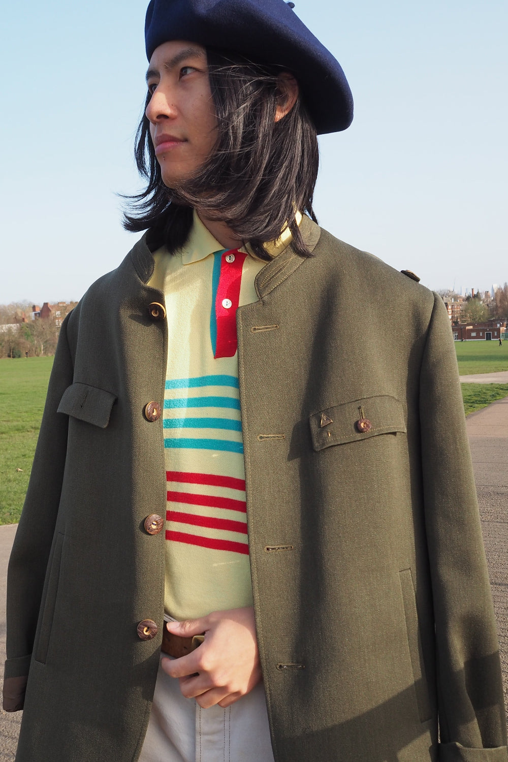 70's GEMINUS Italian Polo Shirts Yellow