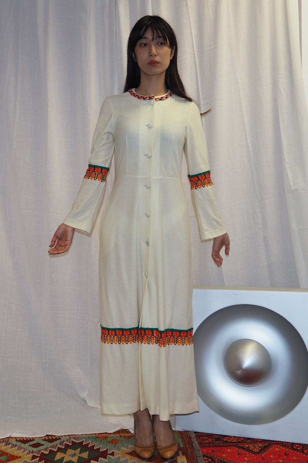 70's Rösch Long Gown Ivory