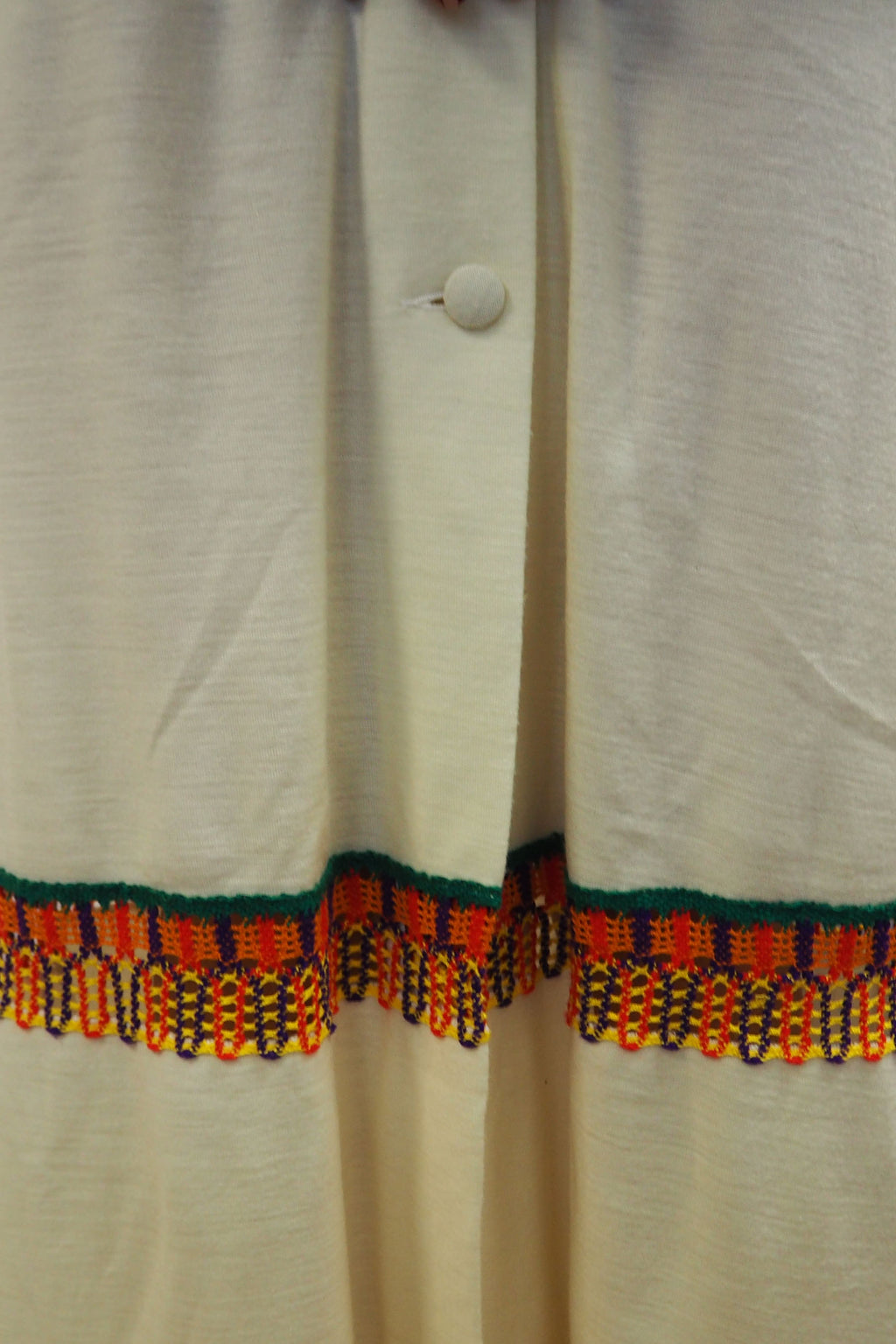 70's Rösch Long Gown Ivory