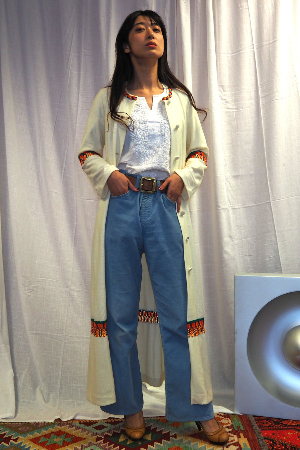 70's Rösch Long Gown Ivory