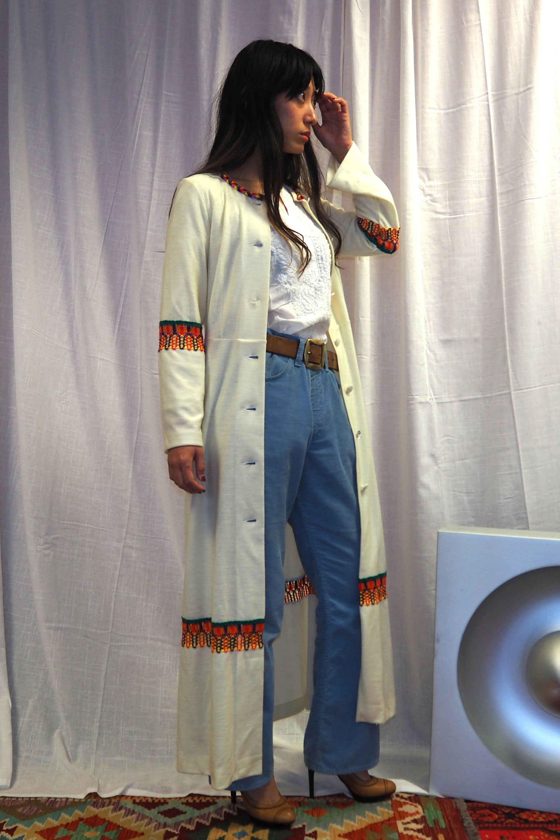 70's Rösch Long Gown Ivory