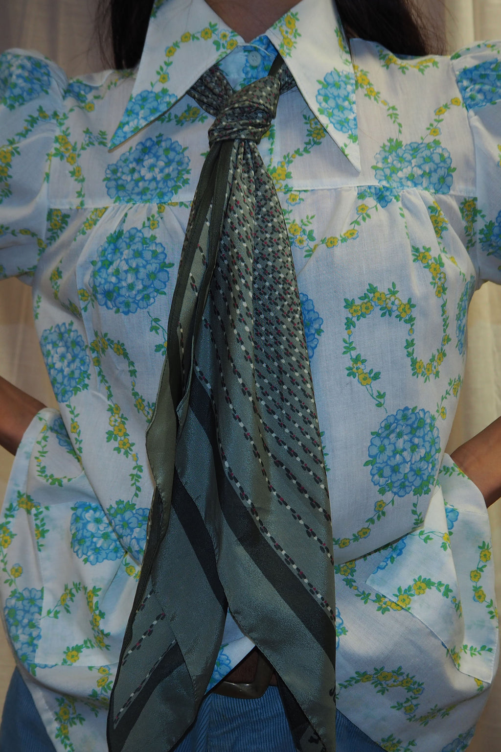 60's Jaqumar of London Scarf Green