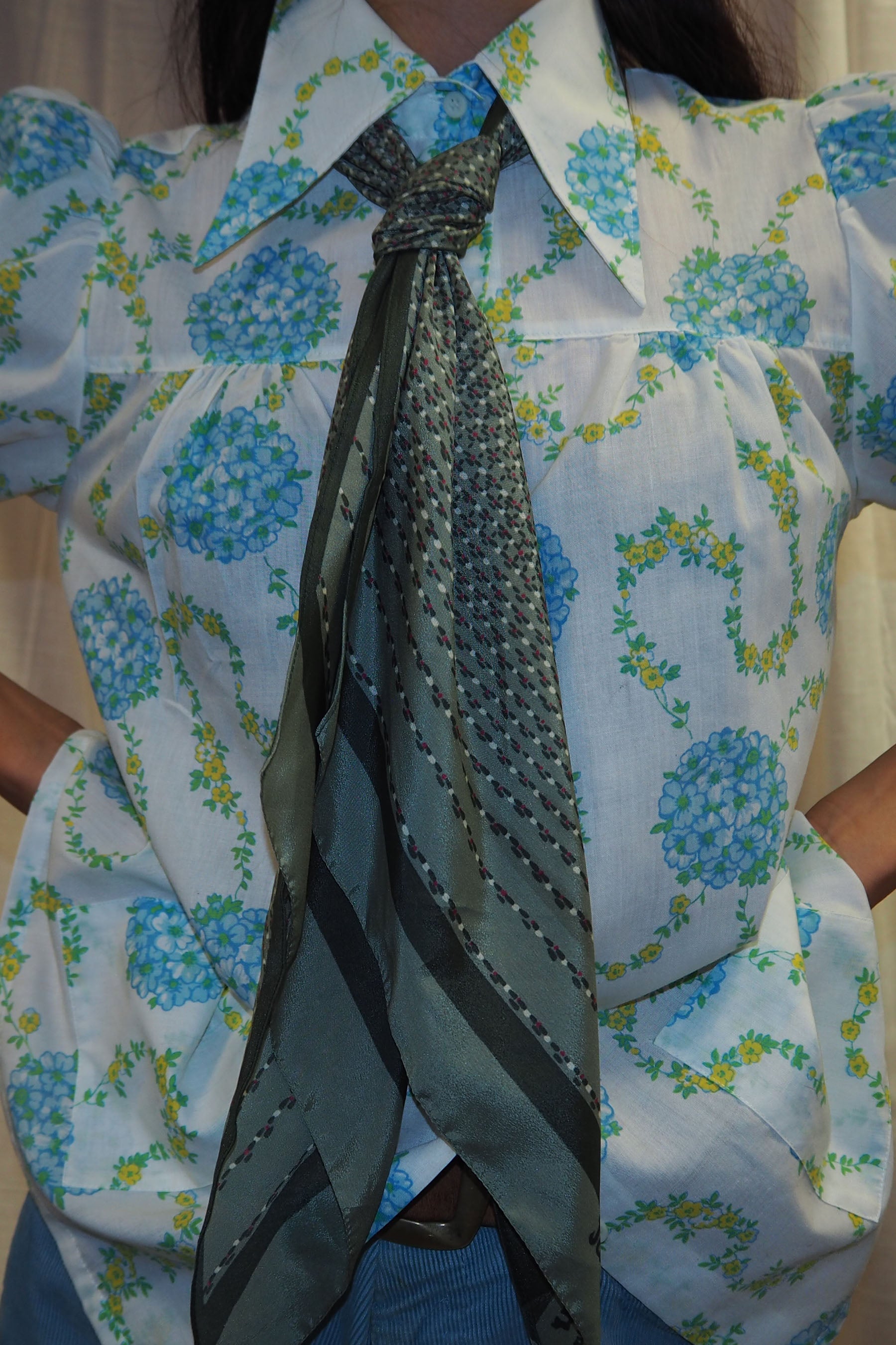 60's Jaqumar of London Scarf Green