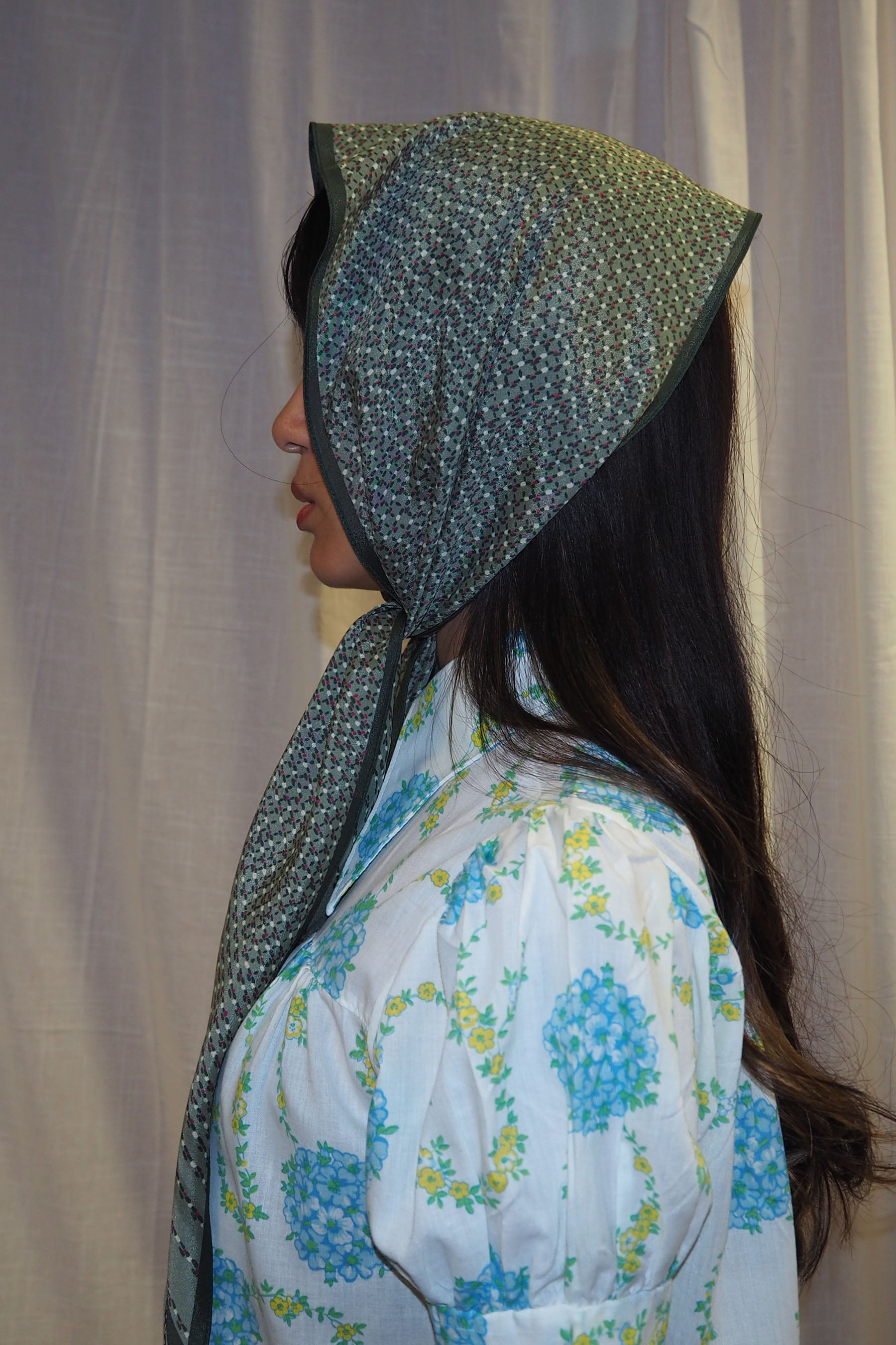 60's Jaqumar of London Scarf Green