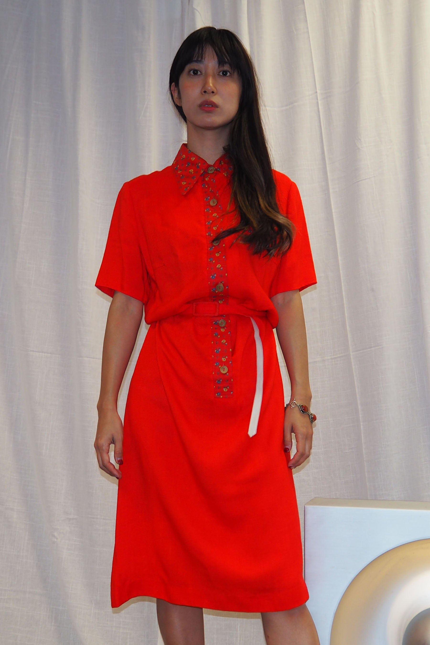 70's STRELITZ Dress Red