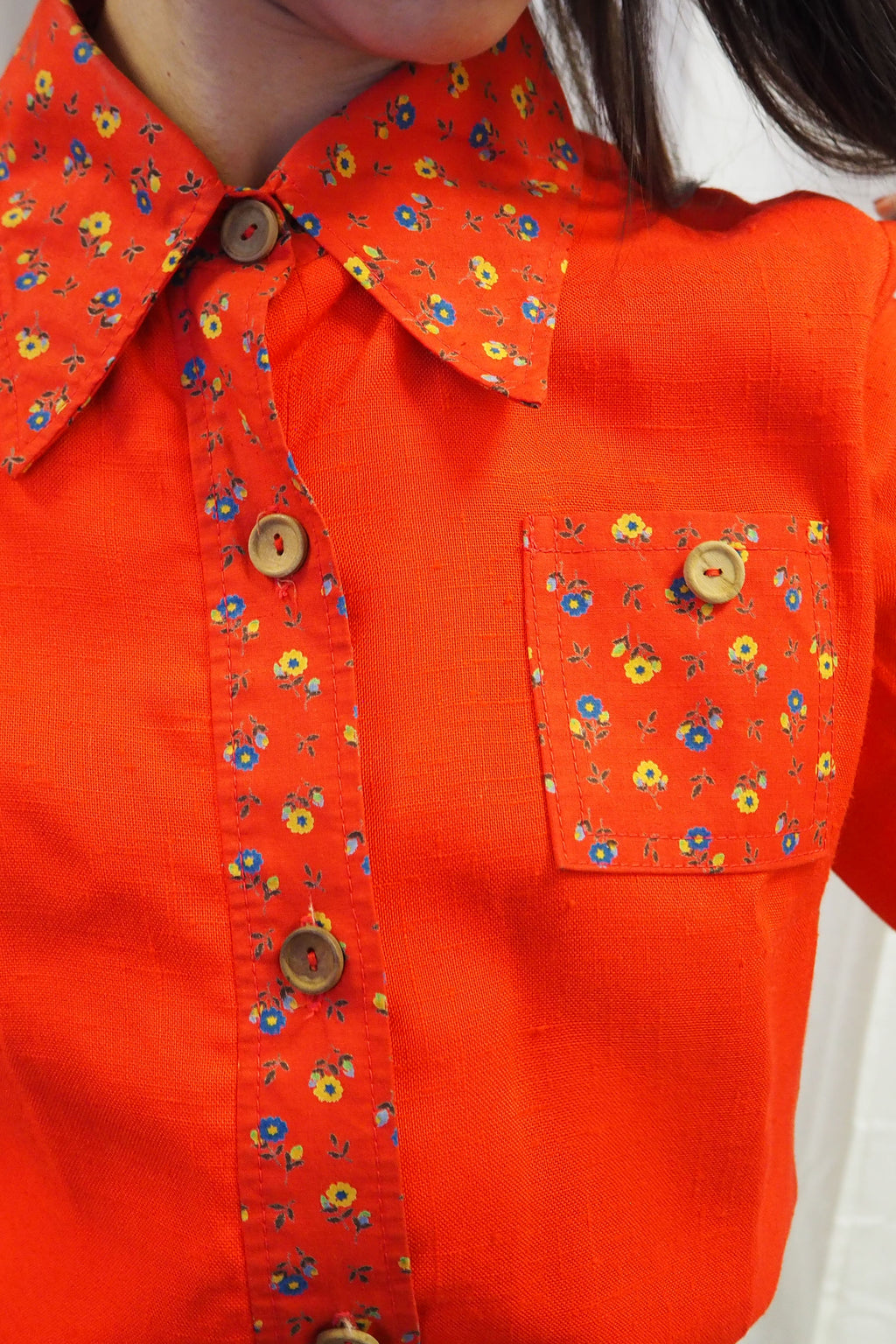 70's STRELITZ Dress Red