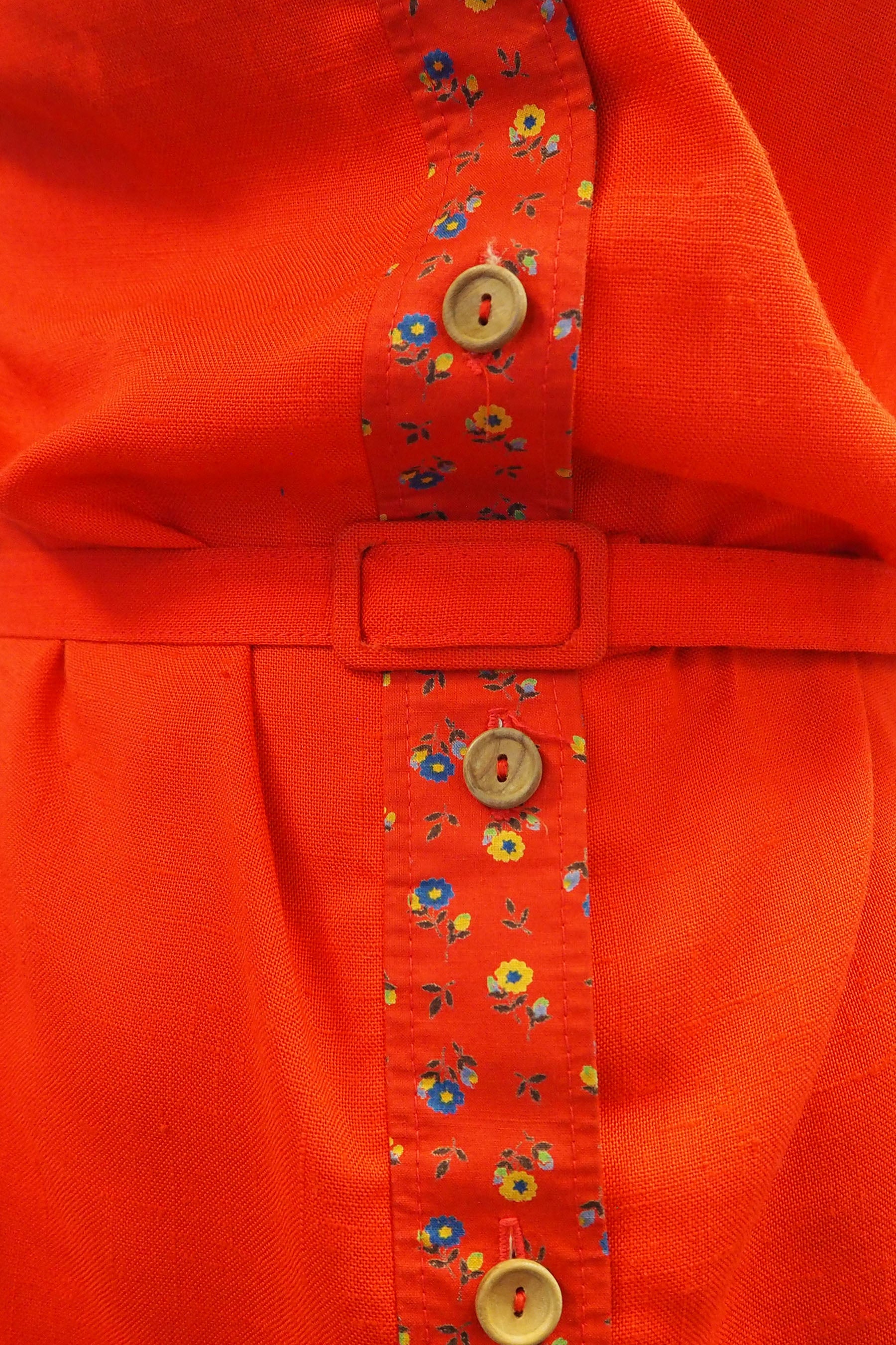 70's STRELITZ Dress Red