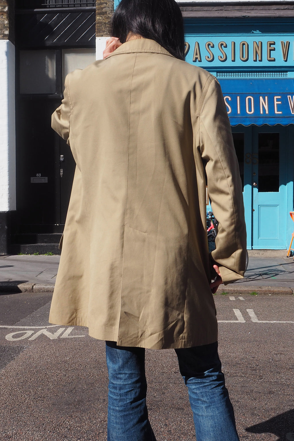 70's FALCON high fashion Coat Beige
