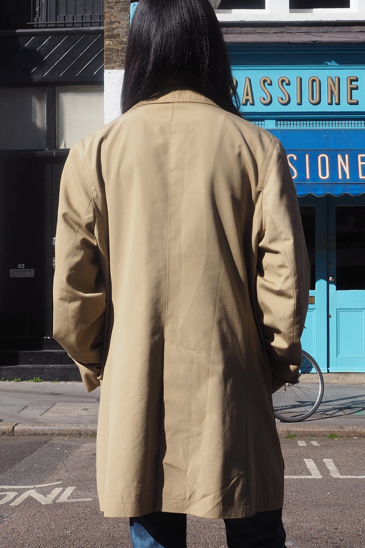 70's FALCON high fashion Coat Beige
