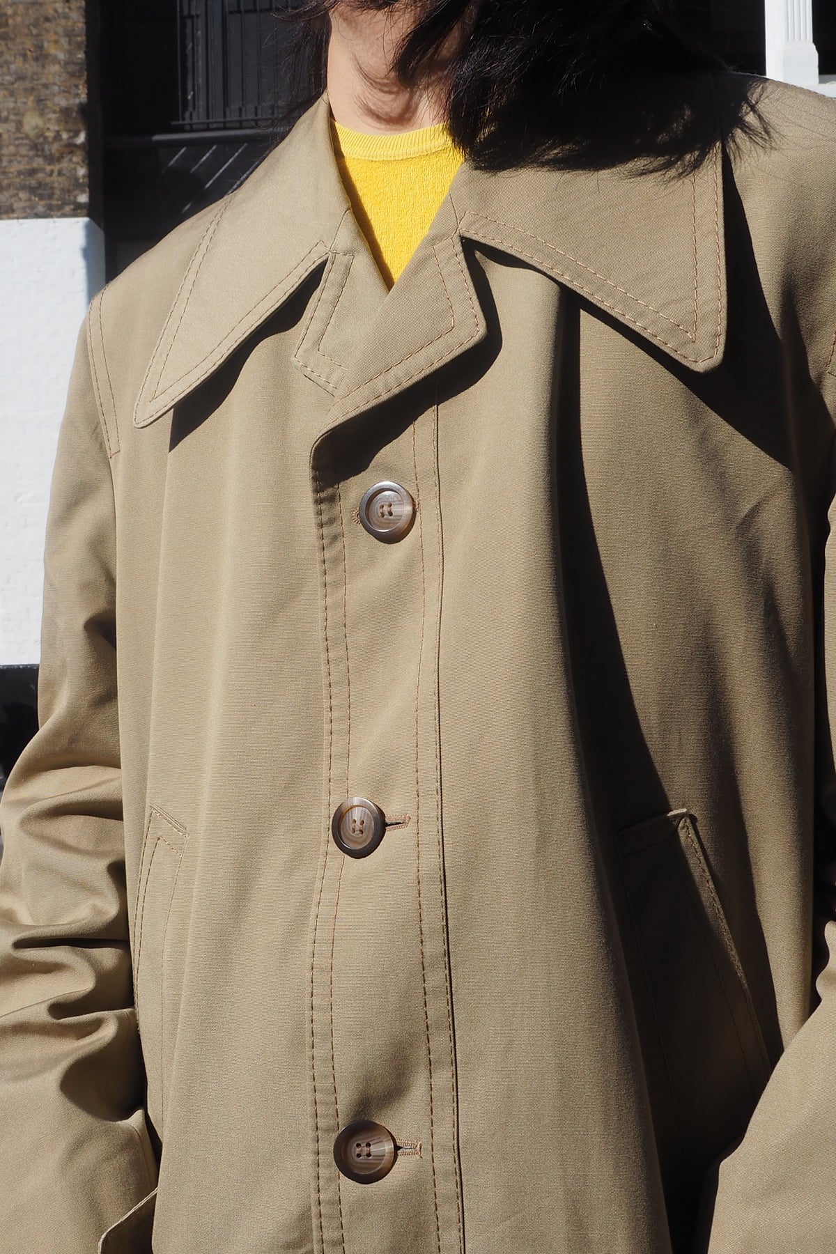 70's FALCON high fashion Coat Beige