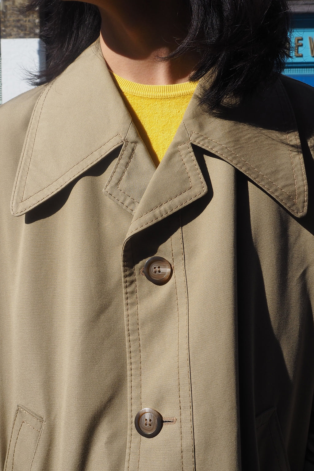 70's FALCON high fashion Coat Beige