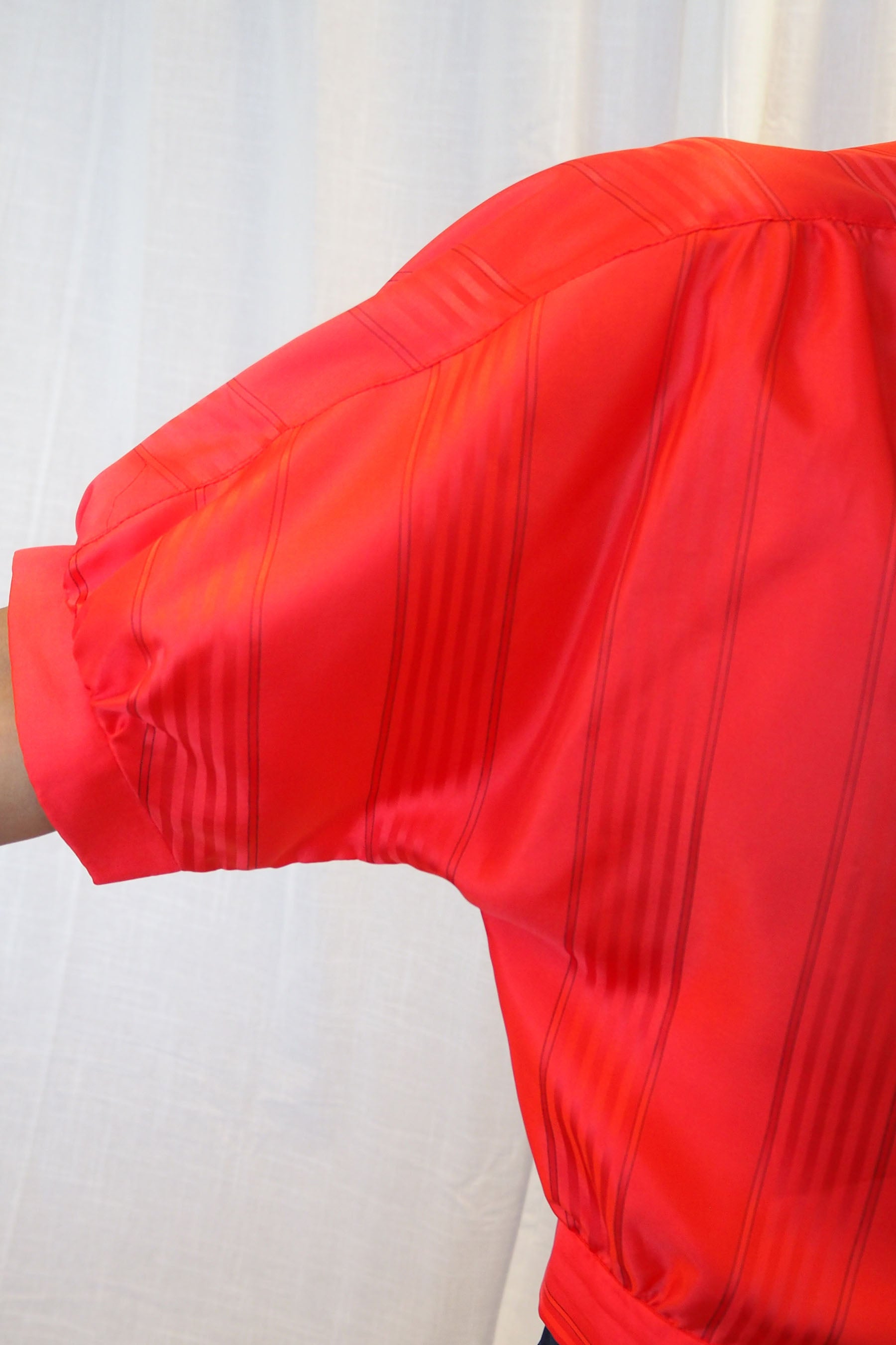 90s YESSICA Half Sleeve Shirt Red