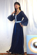 70's Kati at Laura Phillips Dress Navy