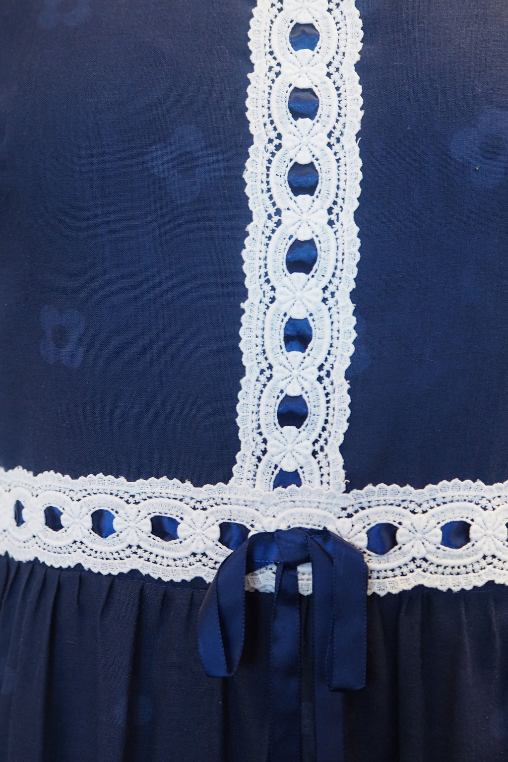 70's Kati at Laura Phillips Dress Navy
