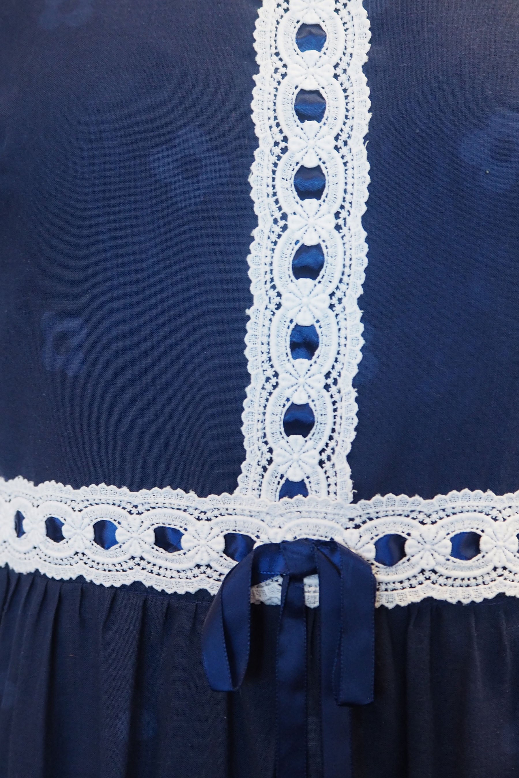 70's Kati at Laura Phillips Dress Navy