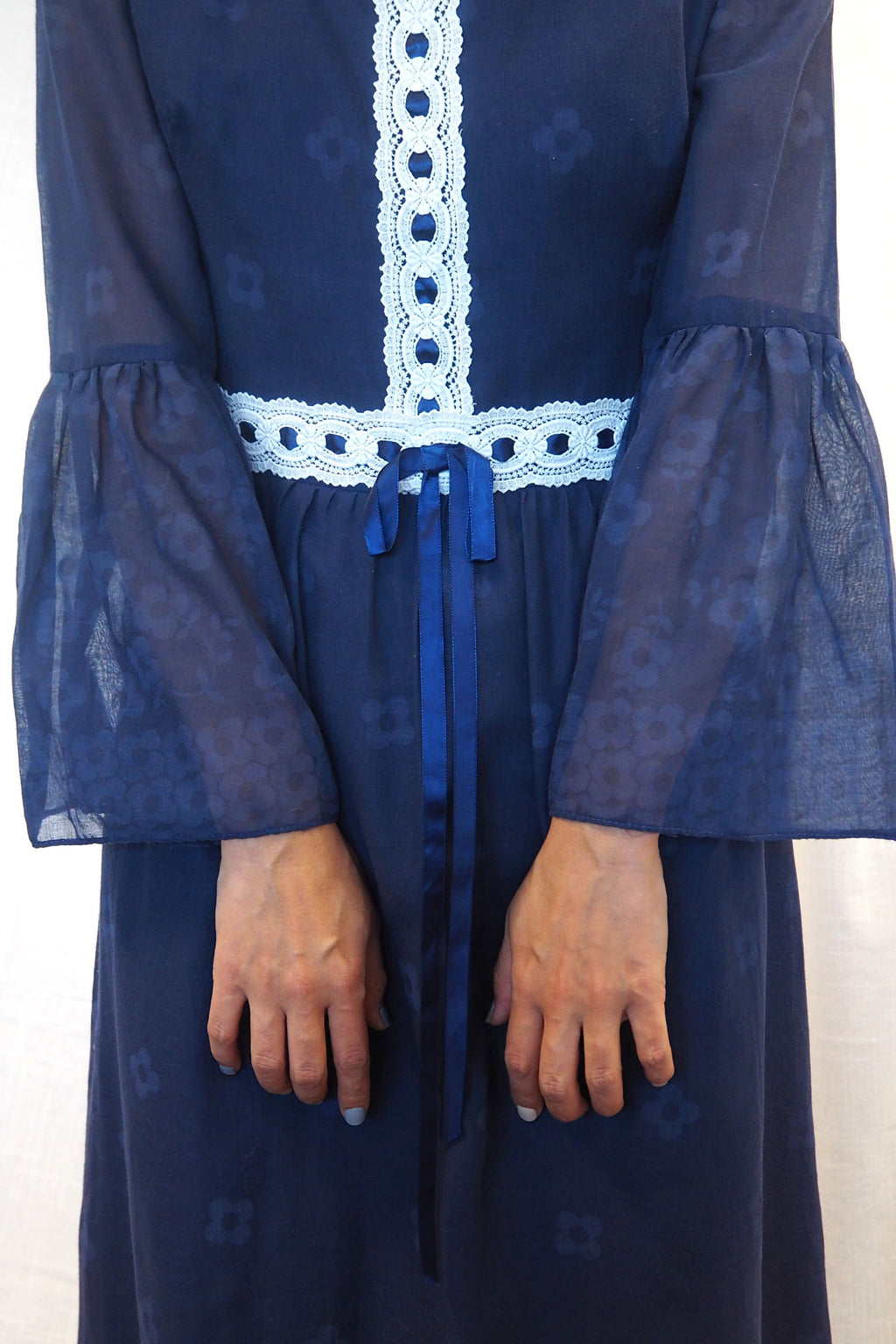 70's Kati at Laura Phillips Dress Navy