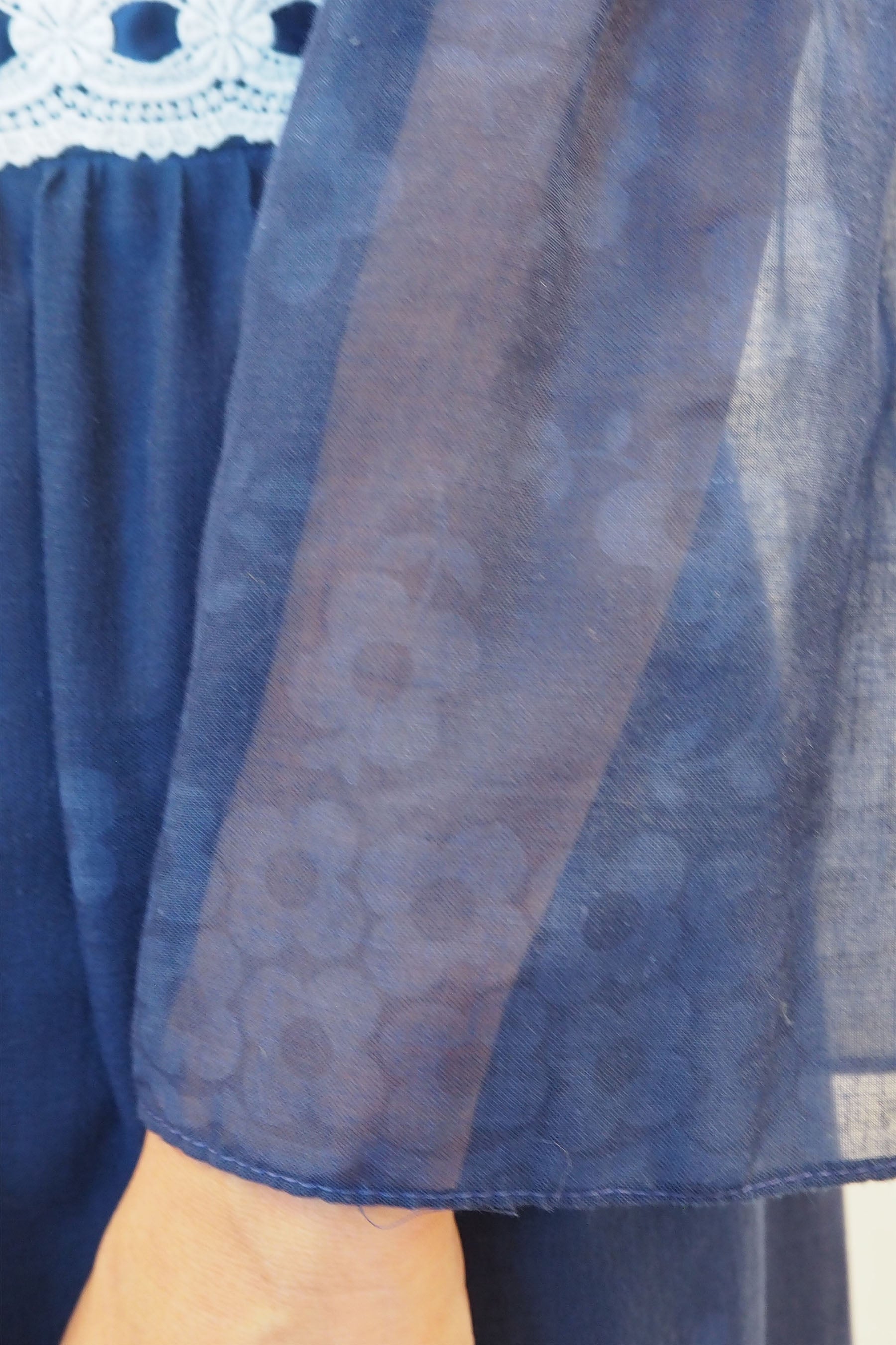 70's Kati at Laura Phillips Dress Navy