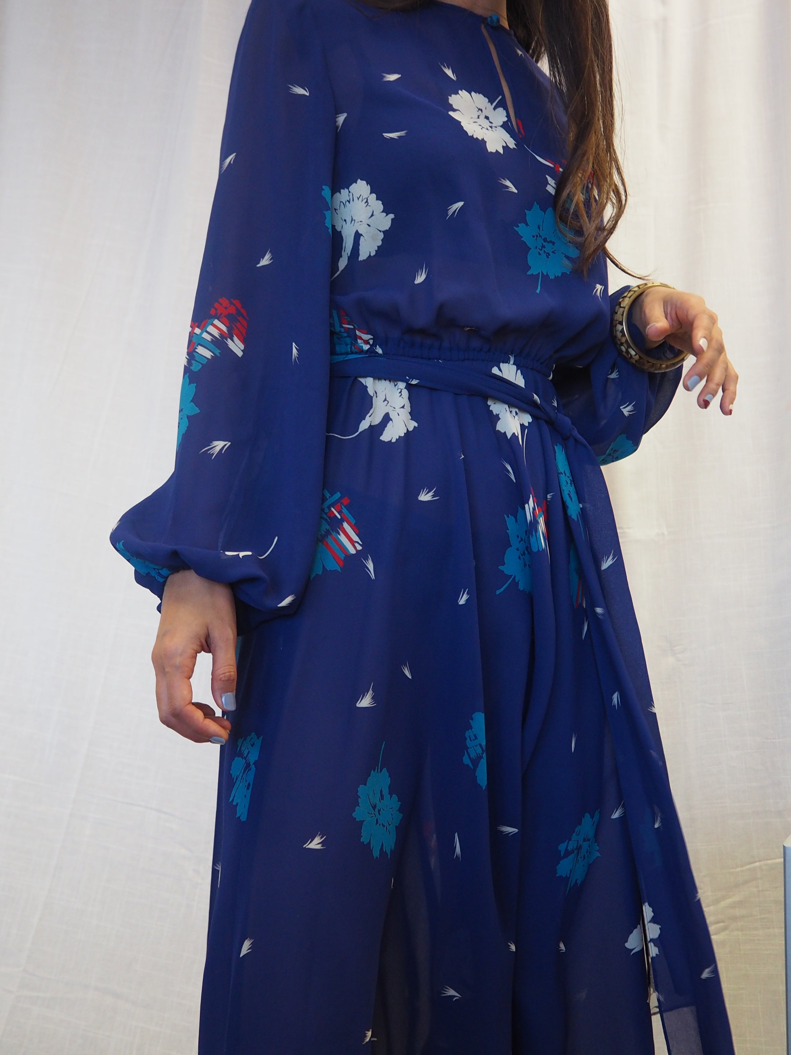 70's-80's Gold Label by Tricoville Dress Blue