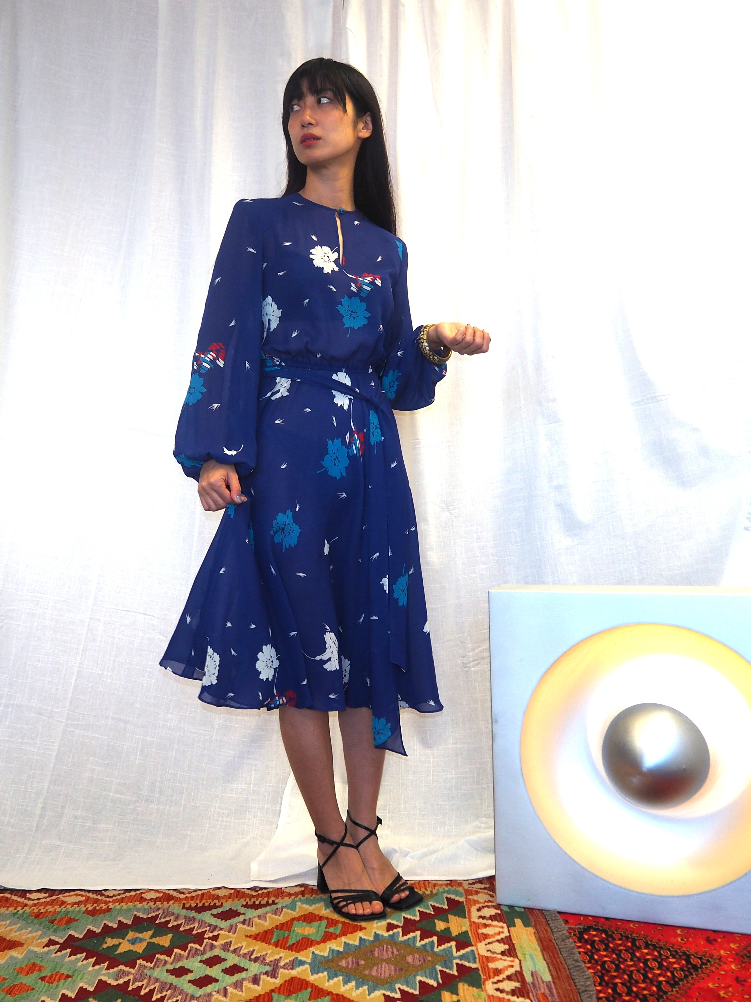 70's-80's Gold Label by Tricoville Dress Blue
