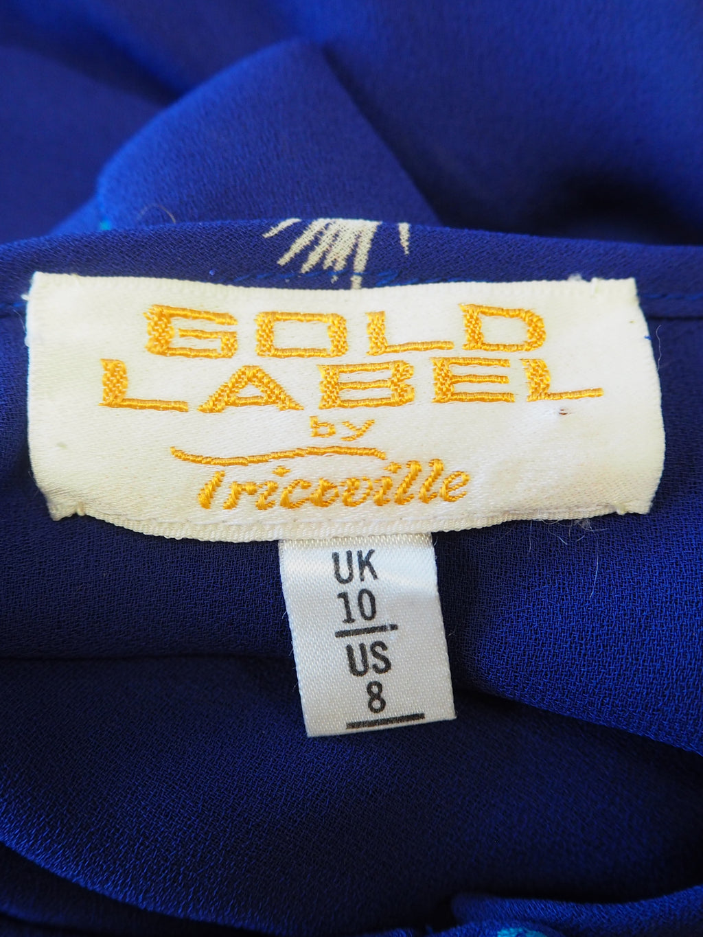 70's-80's Gold Label by Tricoville Dress Blue