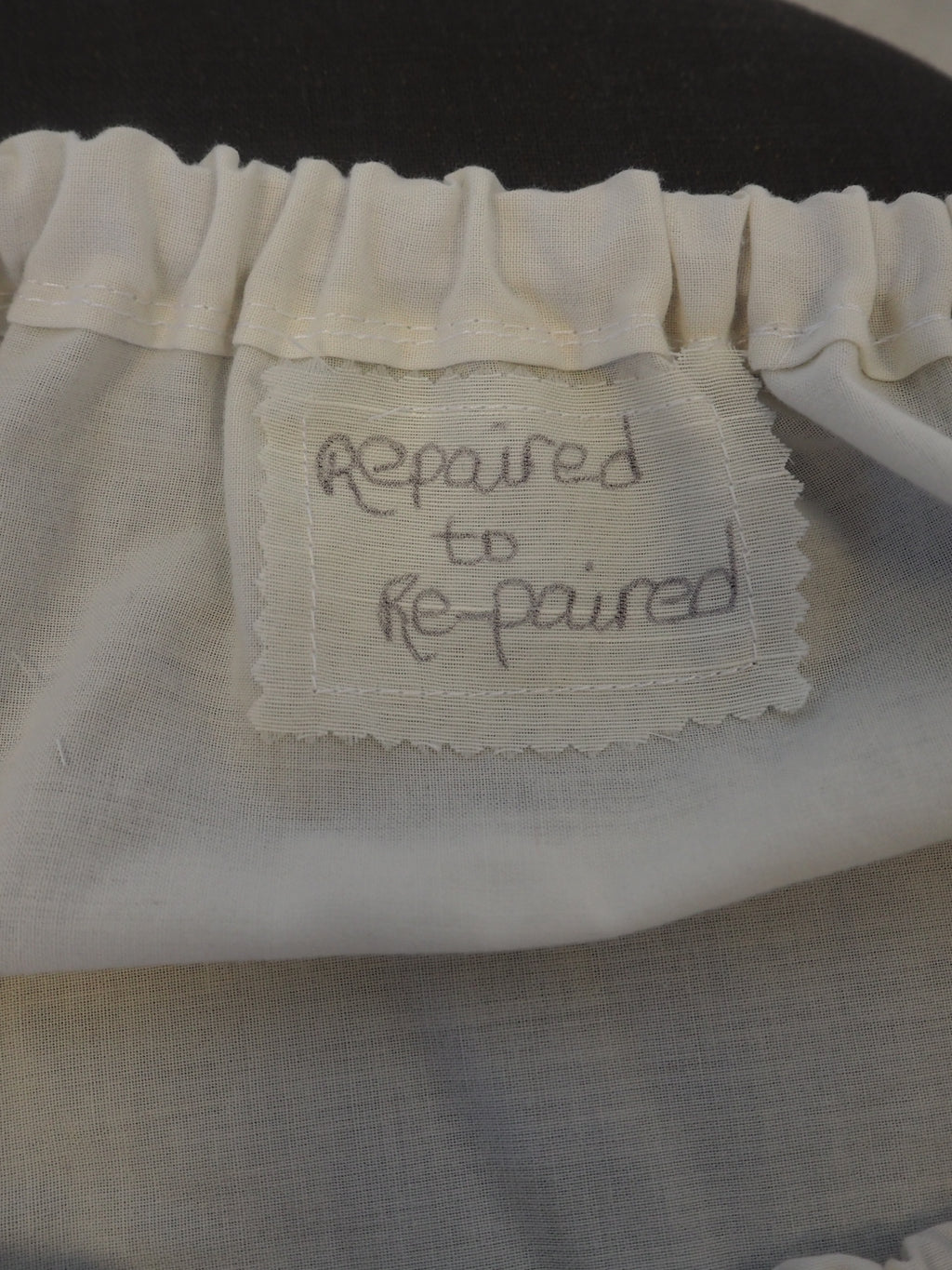 60's Remade Ivory Cotton Skirt