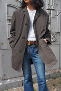 60's-70's Burton Menswear London Break water Coat Khaki