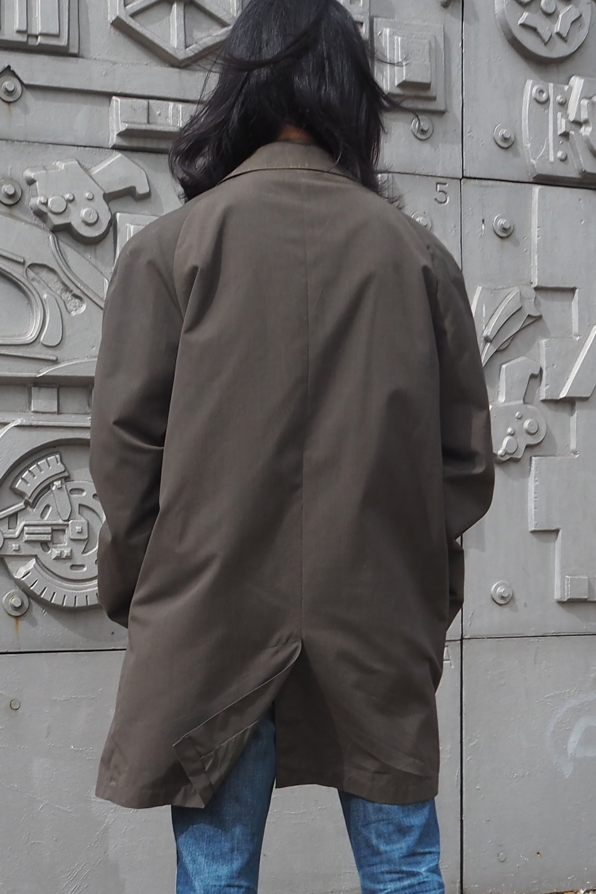 60's-70's Burton Menswear London Break water Coat Khaki