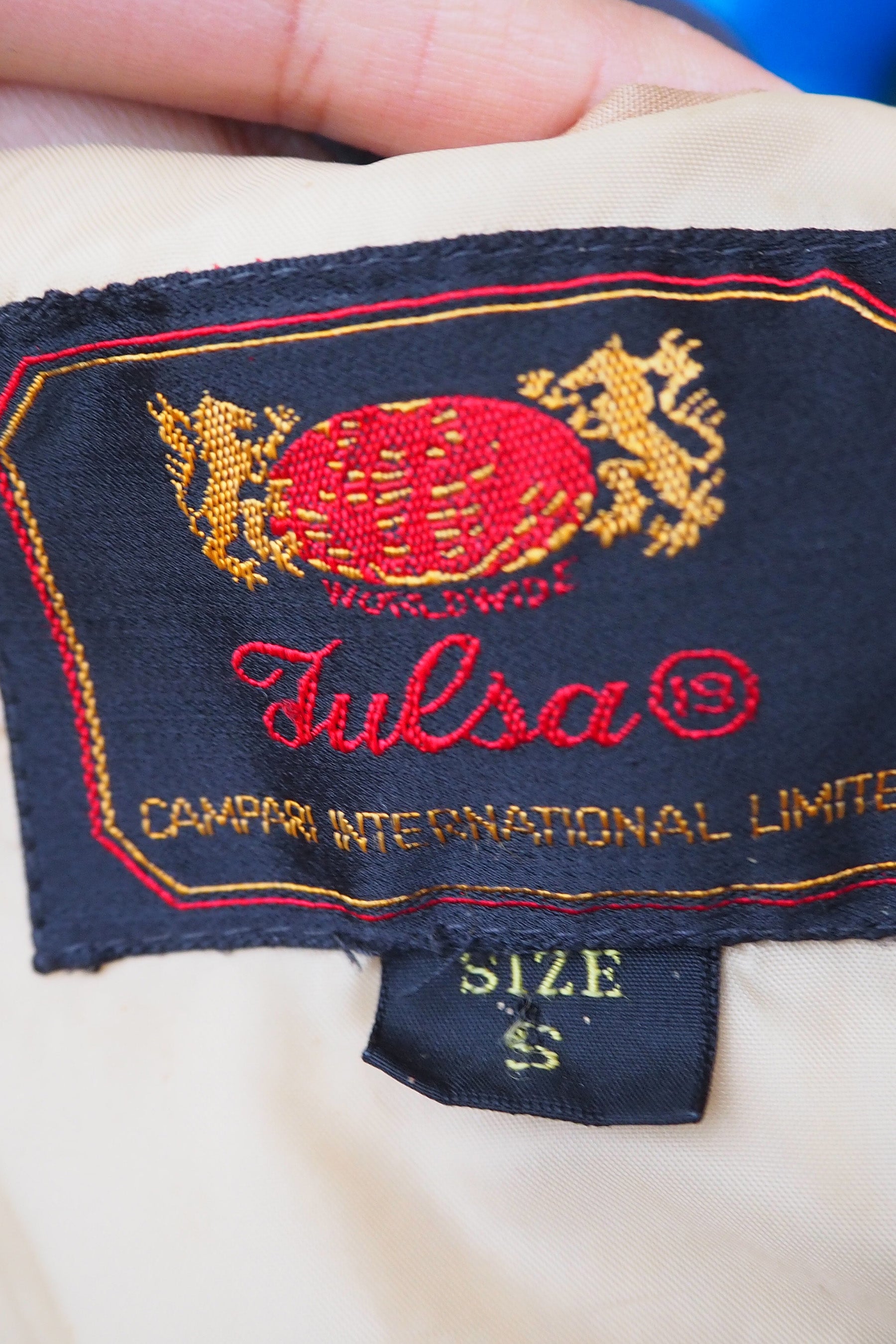 80's Julsa Vintage Bomber Jacket Beige