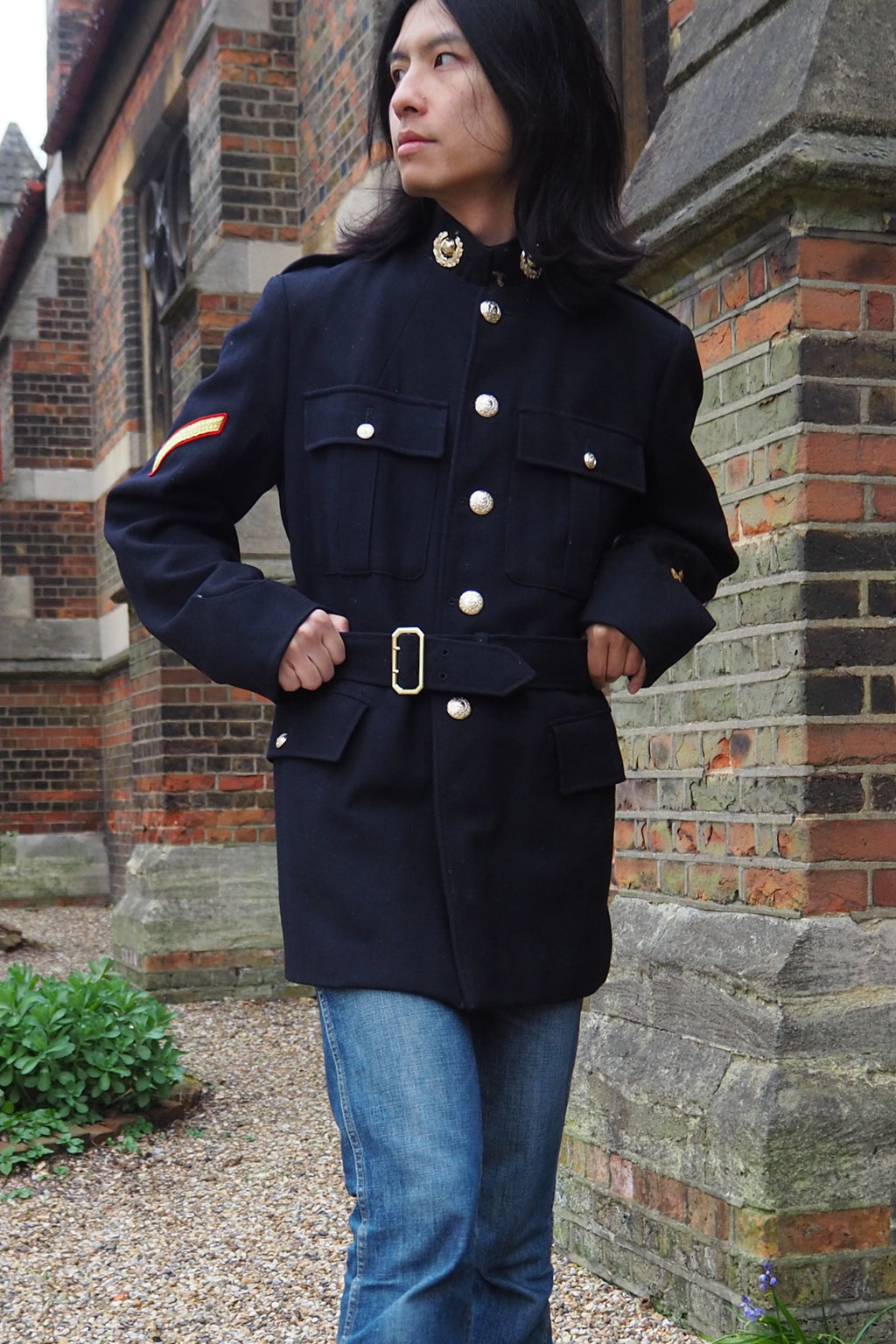 WWII Royal Navy Vintage Jacket Navy