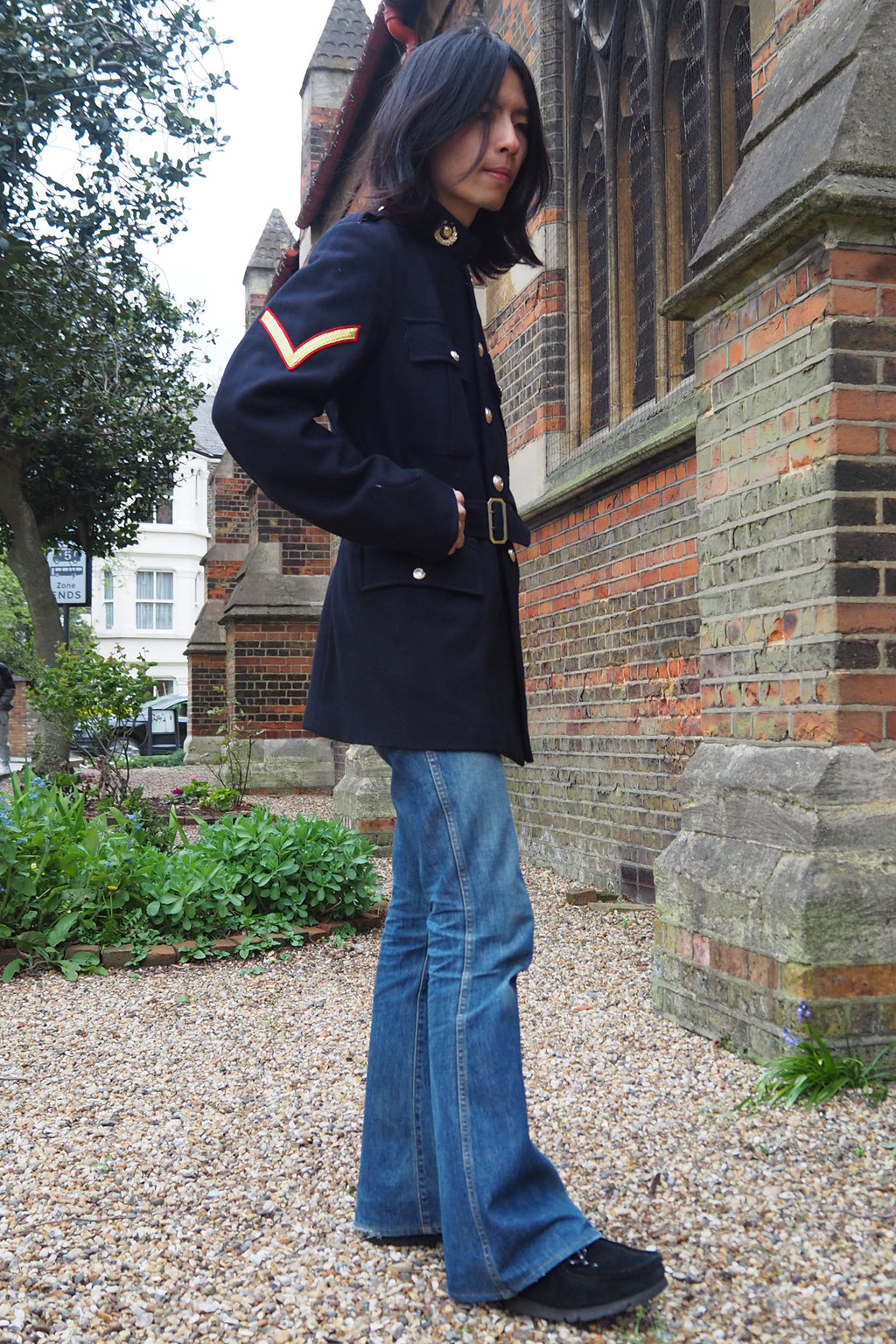WWII Royal Navy Vintage Jacket Navy