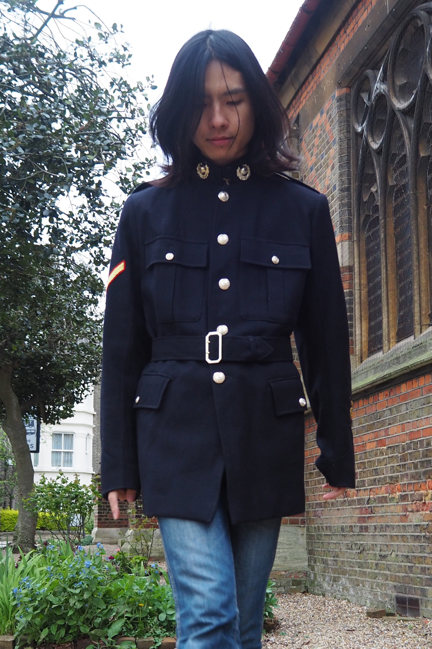 WWII Royal Navy Vintage Jacket Navy