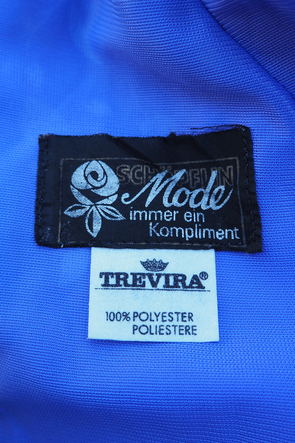 70's-80's Mode Trevira Pleated Midi Dress Purple