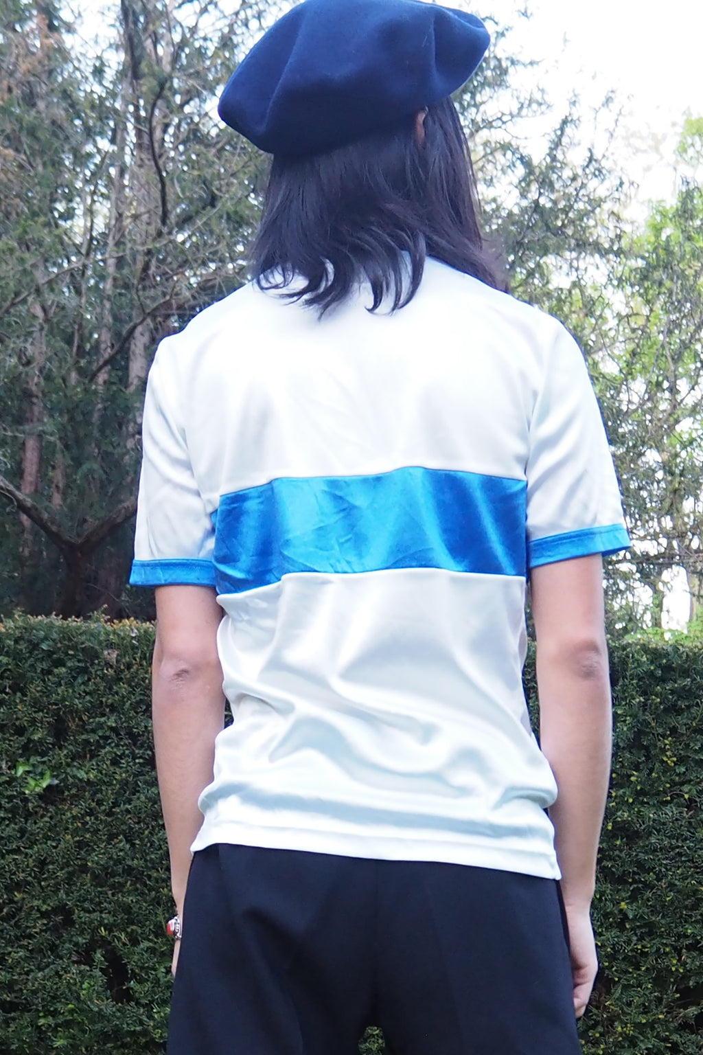 Vintage Zip-up Tops White