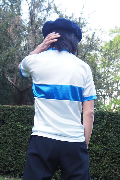 Vintage Zip-up Tops White